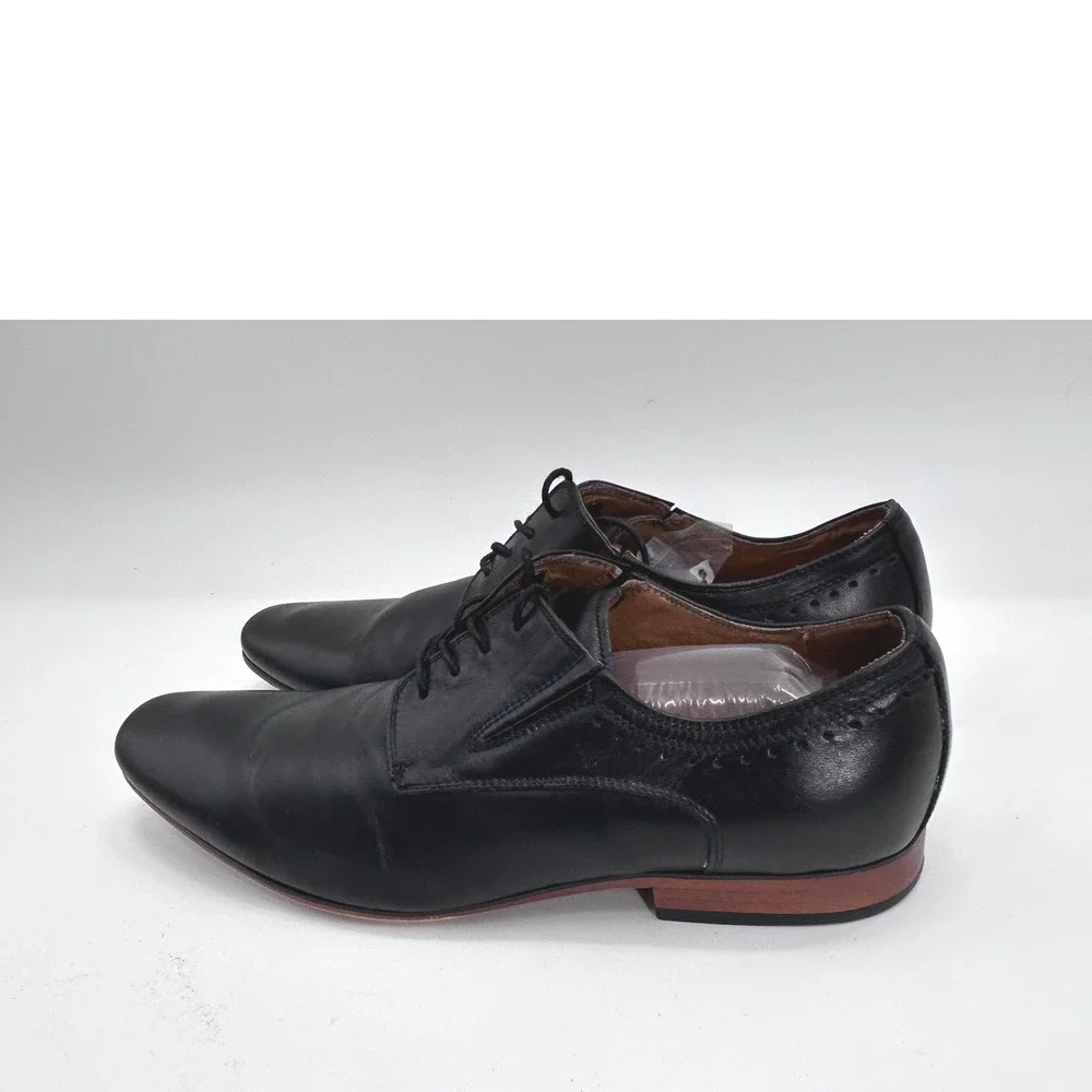 ALDO Black Leather Derby Dress Shoes Men's Lace Up Oxford Formal Shoes size 9